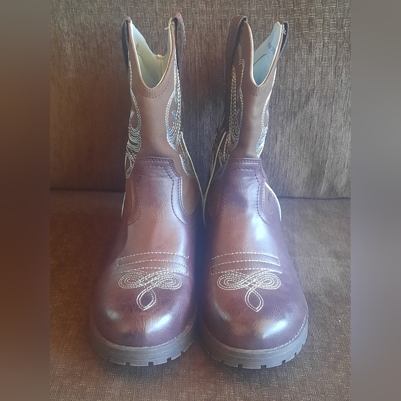 SheSole Women's Cowgirl Mid Boots Sz 37 - Picture 2 of 6